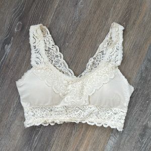 Cream Wishlist Padded Bralette
